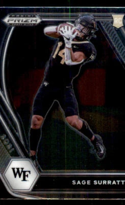 2021 Panini Prizm Draft Picks #134 Sage Surratt RC - Image 1 of 2