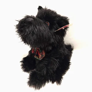 Peluche animado perro escocés negro Dept 56 canta música sonora Mr. Lonely VER VIDEO - Imagen 1 de 9