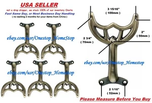 5 - 52" Antique Brass Ceiling Fan Blade Arms, Replacement Brackets, Brand NEW - Picture 1 of 4