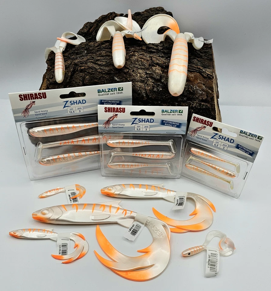 Balzer Albino Sonderfarbe Matze Koch Pike Zander Perch Collector Reptile Z Shad - Bild 1 von 1