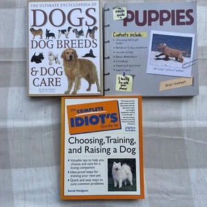 Ultimate Encyclopedia of Dogs Breeds, Puppies & Complete Idiots Guide To Dogs - Picture 1 of 13