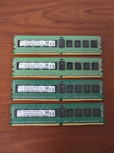 4x Lot PC4-2133P ECC RAM Lot (4x8 GB, 32 GB Total) - TESTED - Picture 1 of 1