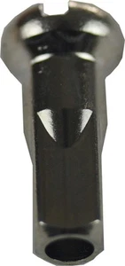 10 Messing Speichennippel DT-Swiss 14 mm 2,34 mm Gewinde silber (13G) - Bild 1 von 2