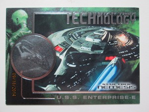 2002 STAR TREK: NEMESIS - TECHNOLOGY CARDS - PICK ONE