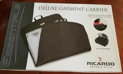 Ricardo Beverly Hills 45" PORTADOR DE VESTUÁRIO DE LUXO -Preto - NOVO - Tamanho Completo - Imagem 1 de 4