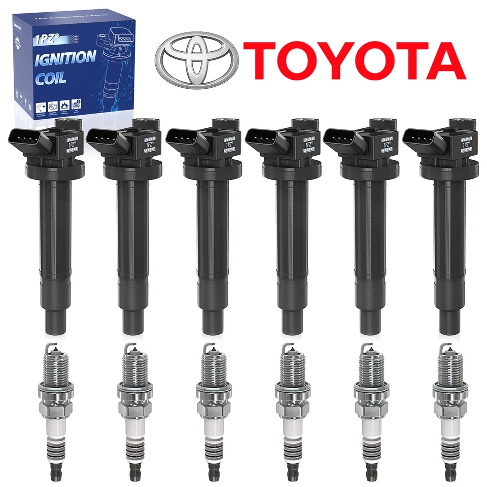 6 x Ignition Coils OEM 90919-02234 Toyota Camry Avalon Sienna Lexus ES300 RX300 - Image 1 of 4