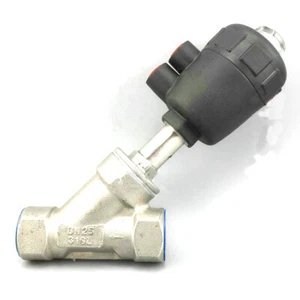 Stainless Steel Angle Valve 1" DN25 Angle Seat Valve, BSP Thread - Picture 1 of 2