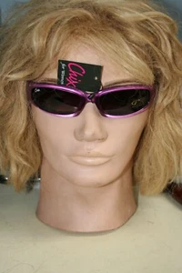 CHIX RALLY MOTORCYCLE EYEWEAR GLASSES PURPLE FRAMES SILVER GREY  LENS - Picture 1 of 6