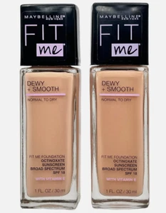 2er Pack Maybelline Fit Me Dewy + Smooth Liquid Foundation 115 Ivory - Bild 1 von 1