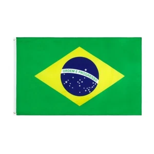 New 90x150cm Brazil Flag Polyester Gift Football Rio Carnaval Amazon  Copacabana - Picture 1 of 6