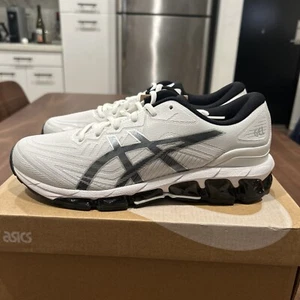NEW Asics Gel-Quantum 360 VII 1201A481-102 Men’s White/Black Sneakers Size 7.5 - Picture 1 of 10