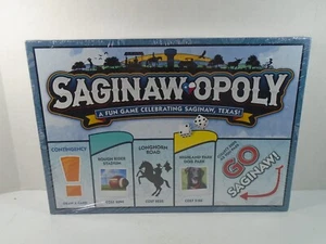 LATE FOR THE SKY--SAGINAW, TEXAS-OPOLY--MONOPOLY BOARD GAME (NEW) - Picture 1 of 6