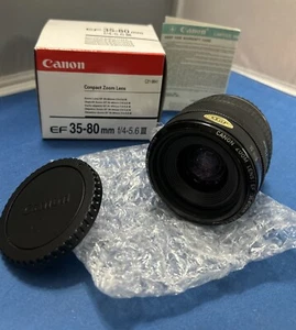 Canon 35-70 Mm Black F/4-5.6 III EF Mount Zoom Auto focus Lens Untested-READ - Picture 1 of 15