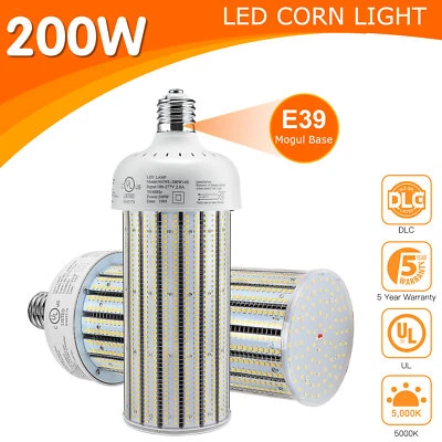 Bombillas LED Maíz Mazorca 200W E39 Mogul Base Repuesto 1000W Lámpara Halogenuros Metálicos Foto 1 de 4