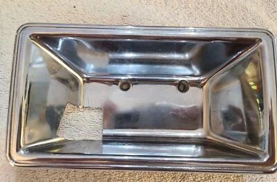 1972 Cadillac Sedan Deville Rear L Inside Interior Door Handle Cover Pocket OEM - Image 1 of 4