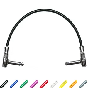 Switchcraft Pancake Gitarren-Effekt-Pedal Patchkabel. Van Damme Kabel. Flat Jack - Bild 1 von 10