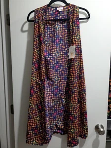Lularoe Joy Women’s Long Vest. Size Extra Small New - Picture 1 of 2
