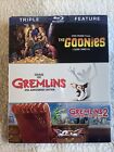 The Goonies / Gremlins / Gremlins 2: The New Batch (Blu-Ray, 1990) W/ Slipcover