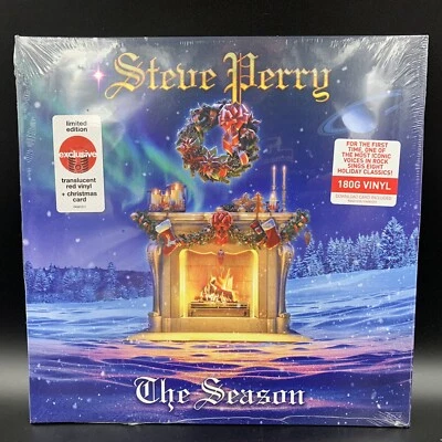 Steve Perry The Season Christmas Album Red Vinyl Record New Sealed Foto 1 de 2