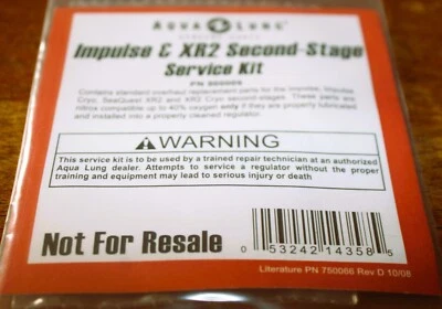 Aqualung service kit 9000 09  Impulse XR2 No longer made  NLA - Image 1 of 2
