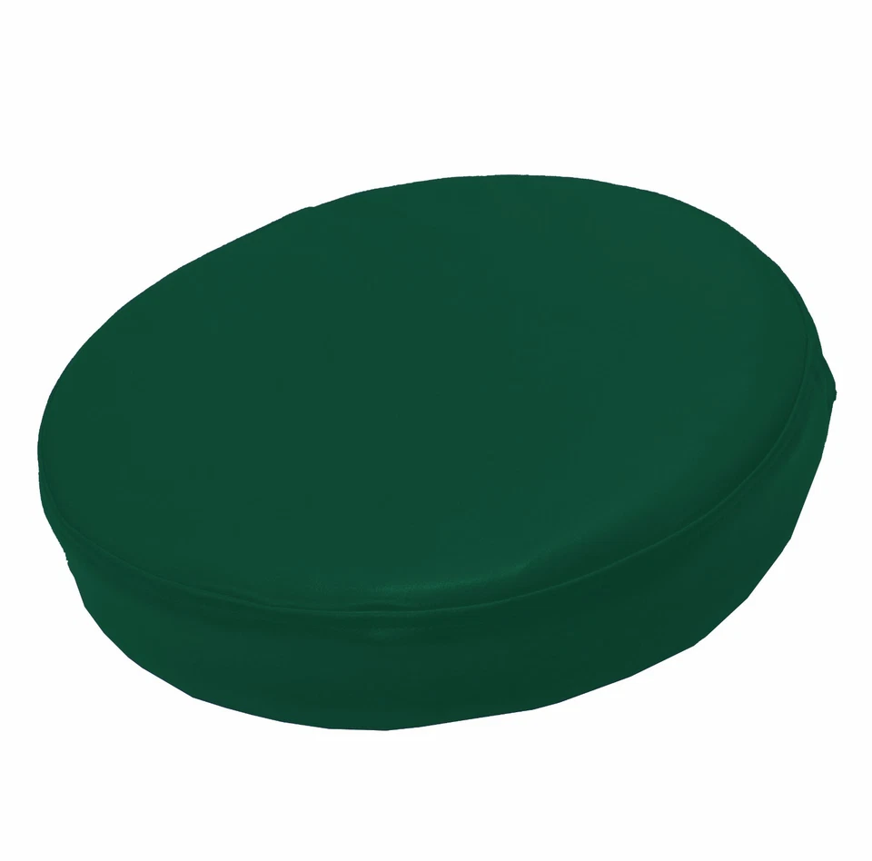 Pe209r Green Thick Faux Leather Sheep 3D Round Seat Cushion Cover Custom Size - Image 1 of 4