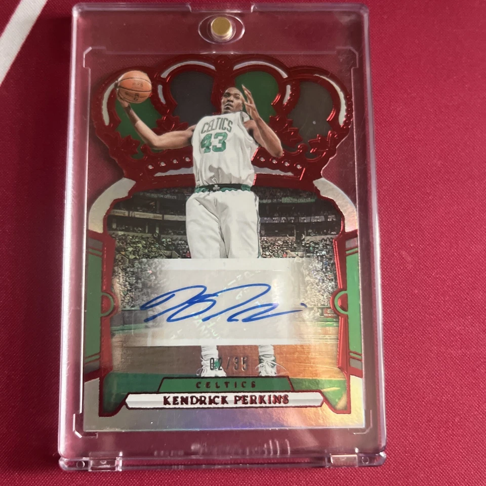 2023-24 Panini Crown Royale - Crown Autographs #CA-PER Kendrick Perkins /99 (AU) - Image 1 of 2