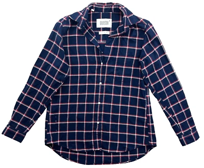 Женская фланелевая рубашка Grayson The Hero размер 01 в клетку с длинным рукавом 100% хлопок - Изображение 1 из 4