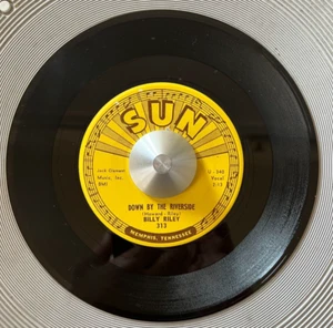 ORIGINAL 45: BILLY RILEY - Down By The Riverside/No Name Girl SUN 313 - Picture 1 of 2