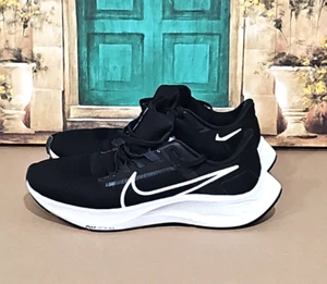 Nike Womens Air Zoom Pegasus 38 CW7358-002 Black Running Shoes Sneakers Size 7 - Picture 1 of 9