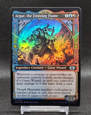 Aegar, the Freezing Flame - MoTM: Multiverse Legends (MUL) 0031 U Foil Magic MTG - Image 1 of 3
