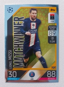 Lionel Messi Paris Saint-Germain Topps CL 22-23 Match Attax - Matchwinner - #188 - Picture 1 of 2
