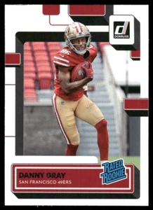 2022 Donruss Danny Gray #333 Rated Rookie RC San Francisco 49ers - Picture 1 of 2