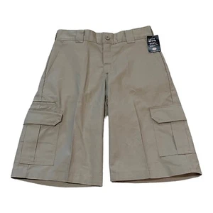 Dickies Shorts Mens 30 Beige Khaki Relaxed Fit Cargo Pockets Twill Workwear New - Picture 1 of 6