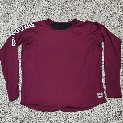 Top deportivo ROSA Victoria's Secret manga larga agujero para el pulgar S Foto 1 de 4