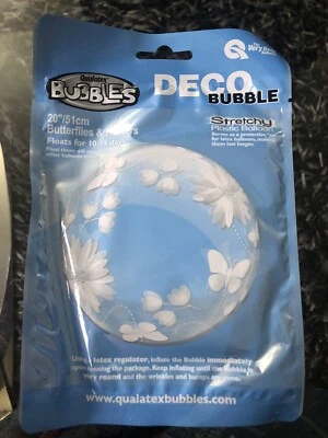 qualatex bubbles  butterflies and flower balloon - Image 1 of 2