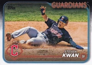 2024 Topps Series 1 - #312 Steven Kwan - Guardians - Picture 1 of 2