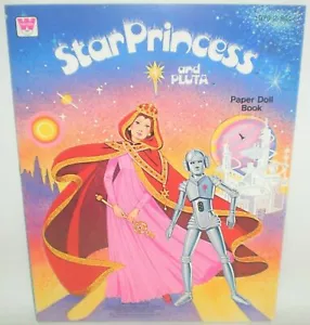 LIBRO MUÑECA DE PAPEL Star Princess and Pluta 1979 de colección Whitman # 1979-2 sin perforar - Imagen 1 de 2