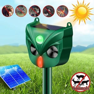 Solar Ultraschall Tiervertreiber Marder Katzen Hunde Abwehr Schreck Vogelschreck - Bild 1 von 12