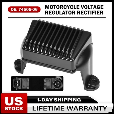 For Harley Davidson Electra Glide FLHT 2006-2008 Voltage Regulator 74505-06 - Image 1 of 4