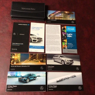 Mercedes E 63 AMG 2018 camioneta manual completo del propietario navegación principal estuche guía XM todo Foto 1 de 4