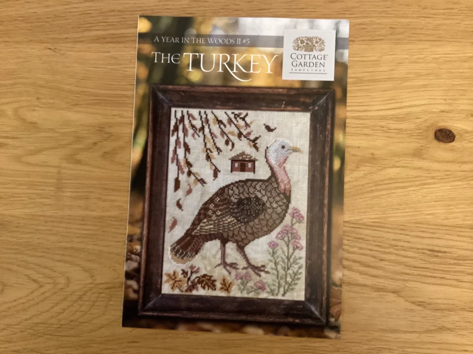 The Turkey Cross Stitch Chart By Cottage Garden Samplings - Image 1 of 1
