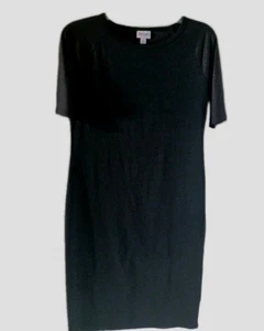 LULAROE JULIA TAILLIERTES BODYCON KLEID SCHWARZ GR M - Bild 1 von 4