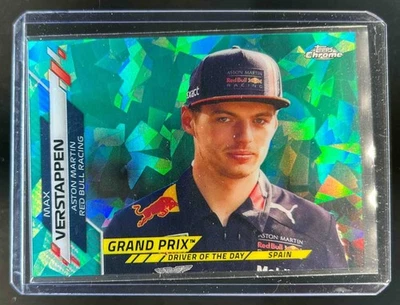 2020 Topps Chrome Sapphire Formula 1 Max Verstappen Aqua #53/99 - Image 1 of 2