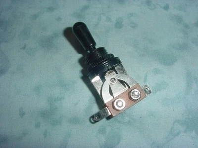 Interruptor de 3 vías punta negra pastilla selector de guitarra eléctrica palanca Les Paul Epiphone Foto 1 de 2