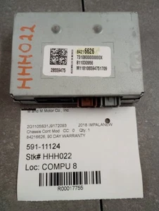 Chassis ECM Information-gps-tv Center Dash Hmi Fits 18-20 CAMARO 17755 - Picture 1 of 2