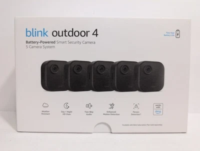 Sistema de Cámara Blink 5 Kit Exterior 4ta Generación Sistema de Seguridad Inalámbrico Foto 1 de 4