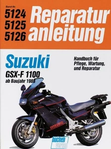 Reparaturanleitung .GSX 1100 F ab 1988  5124-5125-5126 guter Zustand Motorbuch - Bild 1 von 1