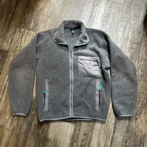 PATAGONIA Retro X Jacket Vintage 1998 GRAY Deep Pile Fleece USA Mens S - Picture 1 of 4