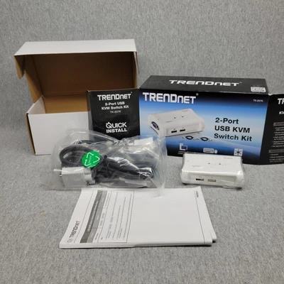 Trendnet TK-207K 2-port USB Open Box - Image 1 of 4