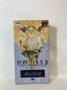 [g1260]POPULOUS ⅡTrails of the Olympian Gods SFC - Picture 1 of 5